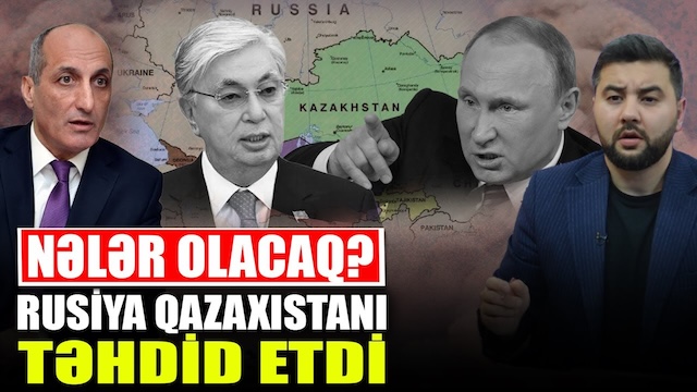 Rusiya Qazaxıstanı TƏHDİD ETDİ - NƏLƏR OLACAQ? - Fikrət Yusifov ilə QIRMIZI MASA