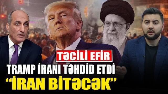 Tramp İranı təhdid etdi: “İRAN BİTƏCƏK” - Fikrət Yusifov ilə QIRMIZI MASA