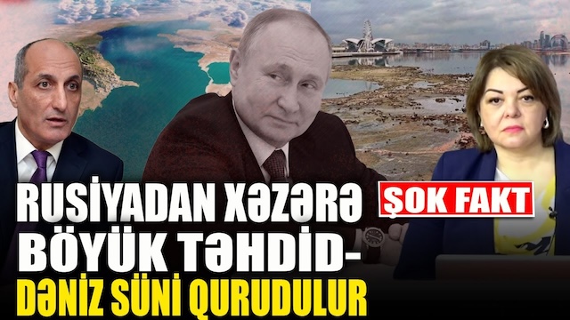 Rusiyadan Xəzərə böyük təhdid - dəniz süni qurudulur - Fikrət Yusifov ilə QIRMIZI MASA